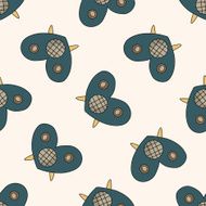 radio cartoon seamless pattern background N74
