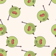 radio cartoon seamless pattern background N79