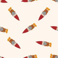 elf cartoon seamless pattern background N3