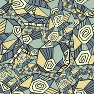 Abstract Seamless Pattern With Polygons N3