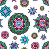 Floral seamless pattern decorative wallpaper