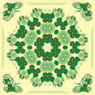 pattern with floral ornament N17