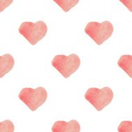 Watercolor hand drawn heart N3