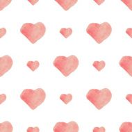 Watercolor hand drawn heart N4