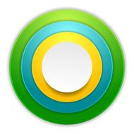 Bright colorful circles corporate background