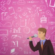 Conference template illustration N33