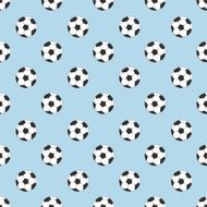 Footballs seamless pattern N2