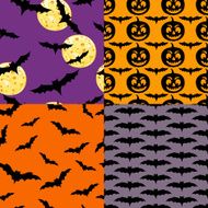 Halloween Repeating Background Patterns