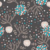 Elegant floral seamless pattern N12