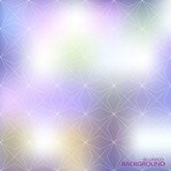 Modern abstract blurred background and communication Vector illustration