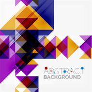 Abstract geometric background Modern overlapping triangles N584