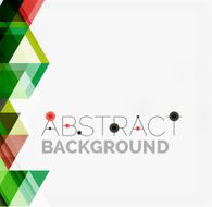 Abstract geometric background Modern overlapping triangles N591