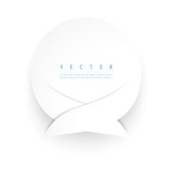 Vector Paper circle with drop shadows N6