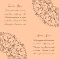 Beige background with vintage ornate pattern