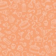 seamless pattern party