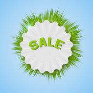 Realistic herbal banner for your design N3