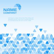 Business blue background