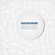 Vector abstract circles template Flower design