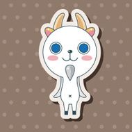 animal goat cartoon theme elements N6