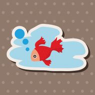 animal fish cartoon theme elements N11