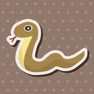 animal snake cartoon theme elements N8