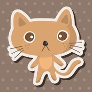 animal cat cartoon theme elements N23