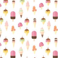Ice Cream seamless pattern N18