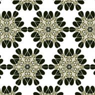 Lace floral ethnic ornament seamless pattern N10