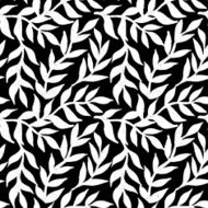 Spring leaves seamless watercolor pattern-model for design of gi