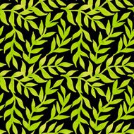 Spring leaves seamless watercolor pattern-model for design of gi N2