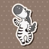 animal zebra cartoon theme elements N12