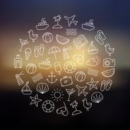 Summer Icons Background N2