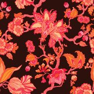 Seamless pattern with flowers of Frangipani N16