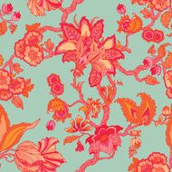 Seamless pattern with flowers of Frangipani N17