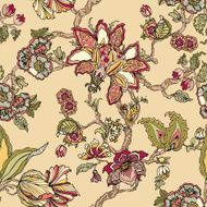 Seamless pattern with flowers of Frangipani N18