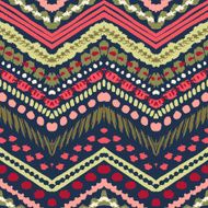 Hand drawn painted seamless pattern Vector illustration N70