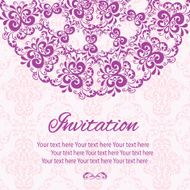 invitation card vintage N10