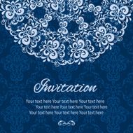 invitation card vintage N11