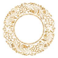 Grape circle garland