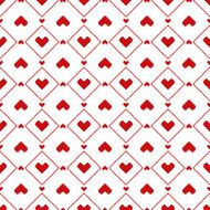 Pixel Hearts seamless Pattern