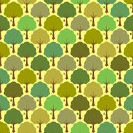 Forest seamless vector pattern N2