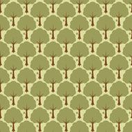 Forest seamless vector pattern N3