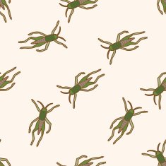 bug cartoon seamless pattern background N29