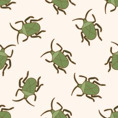 bug cartoon seamless pattern background N30