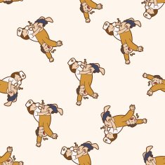 hospital theme nurse and patient cartoon seamless pattern background