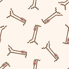 hospital theme Drip cartoon seamless pattern background