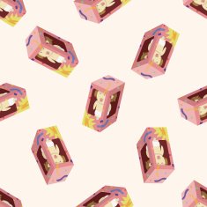 gift theme icon 10 cartoon seamless pattern background N8