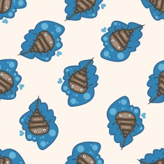 bug cartoon seamless pattern background N35