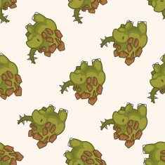 dinosaur cartoon seamless pattern background N17