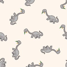 dinosaur cartoon seamless pattern background N19